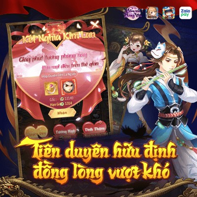 Tiên duyên đồng lòng vượt khó