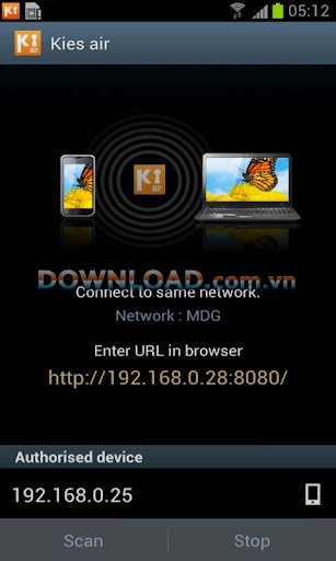 Kies Air for Android