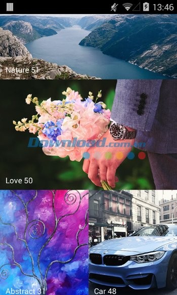 KIKA Wallpaper đa dạng các chủ đề