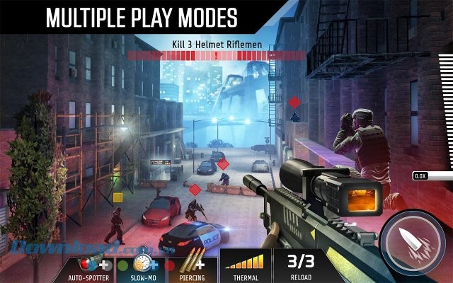 Chế độ chơi nhiều người trong game Kill Shot Bravo