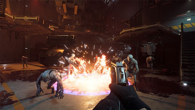 Hợp tác trong nhóm 6 người để cùng nhau diệt zombie, hạ gục boss và phát triển kho vũ khí tối thượng