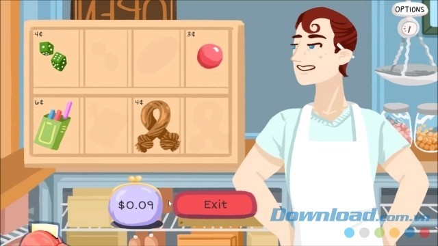 Mua đồ trong quá trình chơi game tiểu thuyết tương tác mới Kimmy cho Windows & Mac