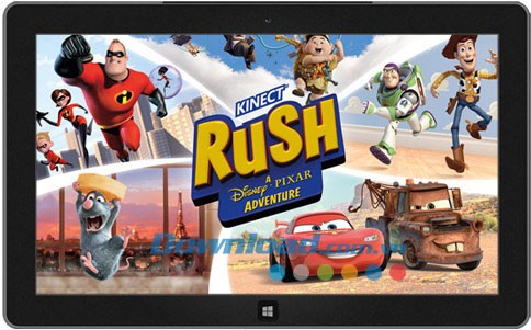 Kinect Rush: A Disney-Pixar Adventure theme