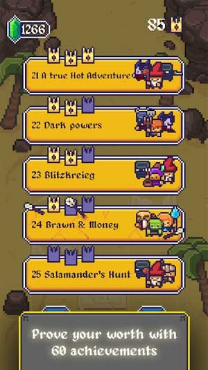 Chứng tỏ giá trị của bản thân với nhà vua bằng cách vượt qua 60 nhiệm vụ nguy hiểm