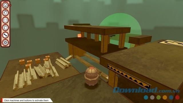 Tìm cách kích hoạt máy móc trong game phiêu lưu xây dựng King Machine cho máy tính