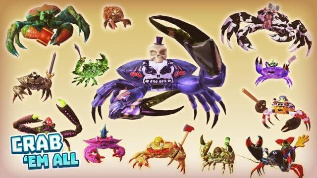 Thu thập nhiều loài cua khác nhau trong game King of Crabs