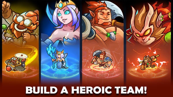 Hệ thống nhân vật đa dạng, sở hữu kỹ năng chiến đấu khác nhau