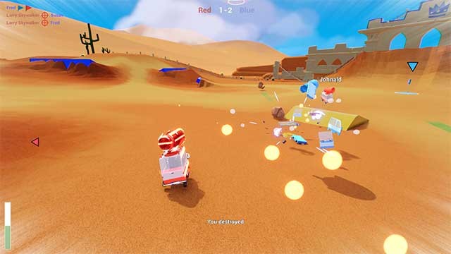 Thực hiện các đòn tấn công cận chiến để phá hủy phương tiện đối phương