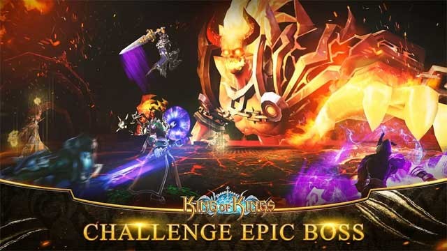 Khám phá ngục tối và đối đầu với boss quái vật khổng lồ