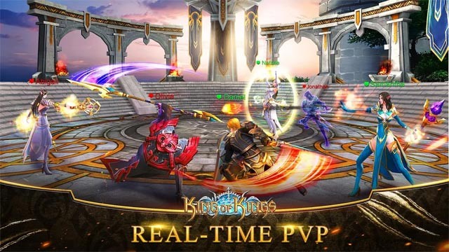 Tham gia các cuộc chiến PvP quy mô lớn trong thời gian thực