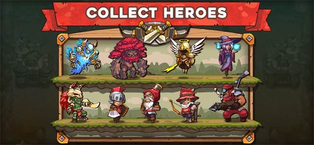 Thu thập các thẻ bài đại diện cho nhiều anh hùng khác nhau