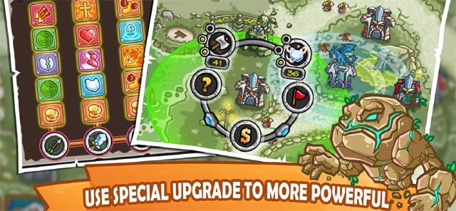 Sử dụng nâng cấp đặc biệt để tăng cường sức mạnh