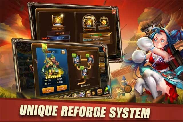 Kingdom GO có hệ thống rèn luyện kỹ năng độc đáo