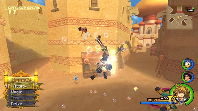 Cùng Sora, Vịt Donald và Chó Goofy chiến đấu giải cứu thế giới Disney trong Kingdom Hearts HD 1.5+2.5 ReMIX