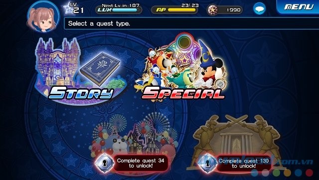 Lựa chọn nhiệm vụ