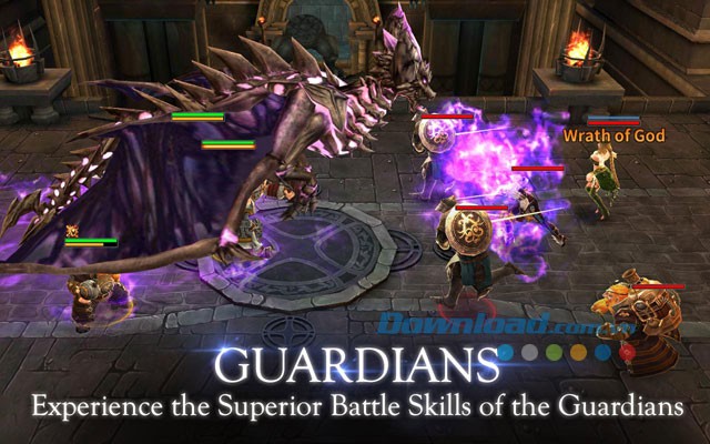 Trải nghiệm những kỹ năng chiến đấu của Vệ thần