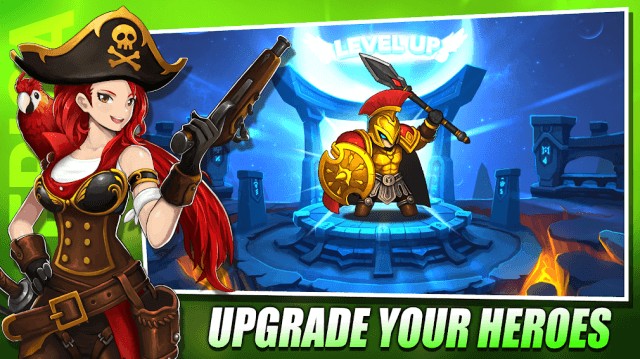 Nâng cấp anh hùng của mình thêm mạnh mẽ