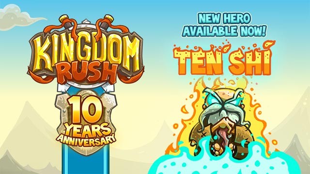 Kingdom Rush tròn 10 tuổi với sự góp mặt của anh hùng TenShi đa năng