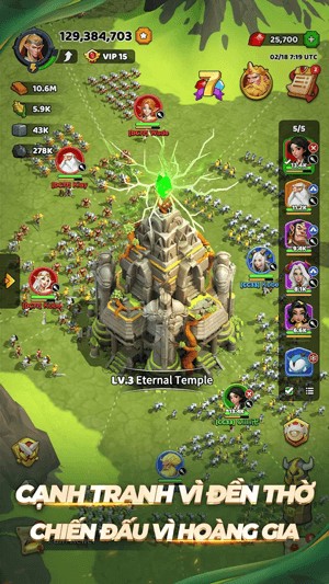 Cạnh tranh, chiến đấu vì hoàng gia