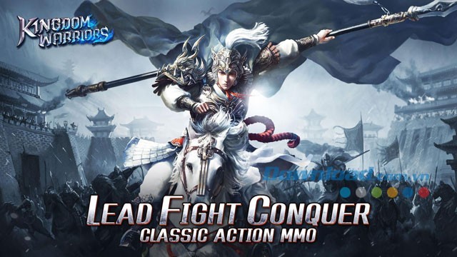 Giao diện chơi game Kingdom Warriors trên Android