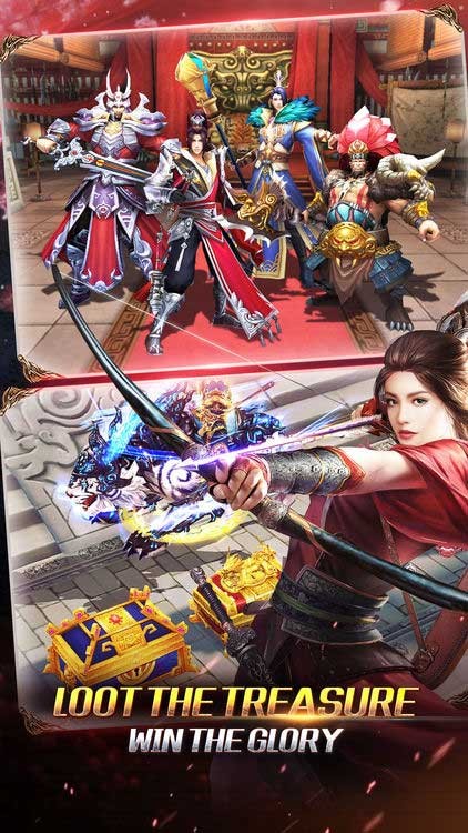 Thu thập hàng nghìn kho báu giá trị trong Kingdom Warriors