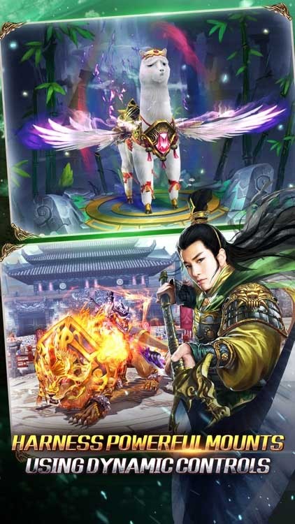 Kingdom Warriors cho phép bạn cưỡi thú ngao du và đồng hành chiến đấu