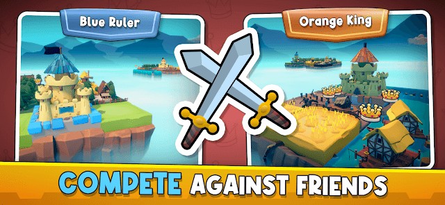 Cạnh tranh chống lại bạn bè trong boardgame Kingdomino