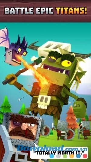 Chiến đấu với Titan khổng lồ