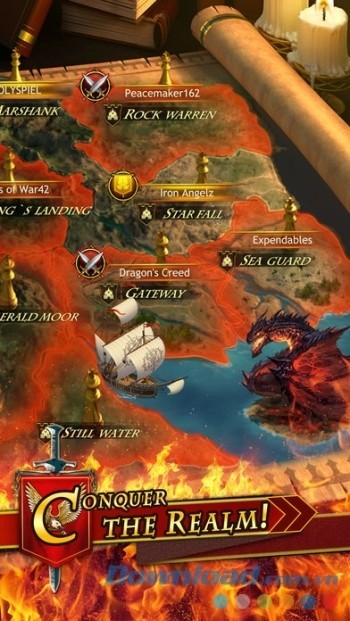 Chinh phục bản đồ game phong phú trong King's Empire