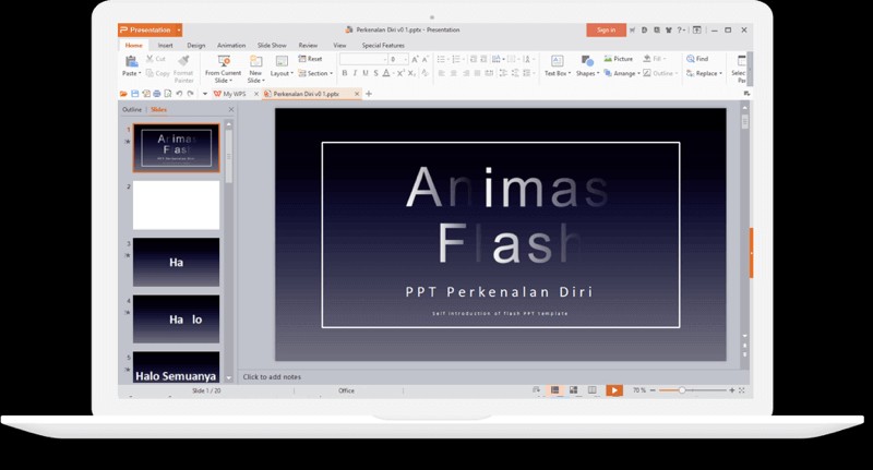 Giao diện Presentation