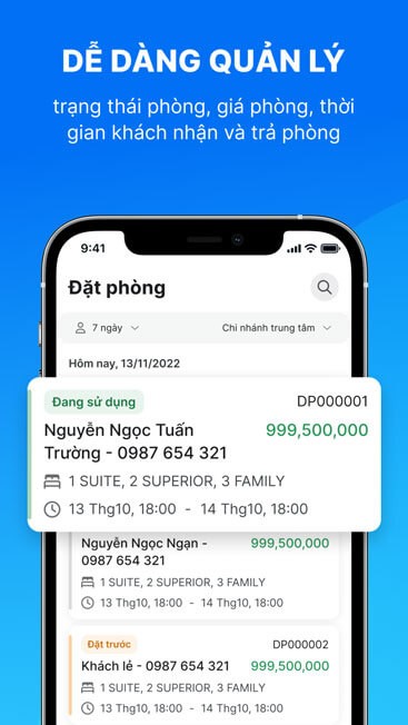 Dễ dàng quản lý