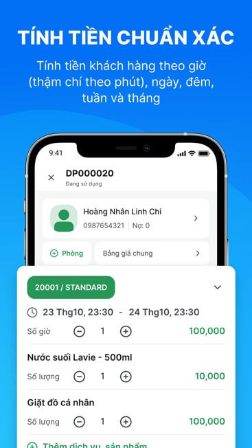 Tính tiền chuẩn xác