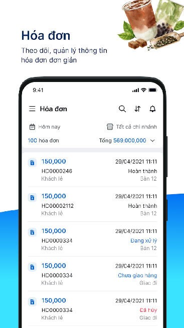 Hỗ trợ in hóa đơn
