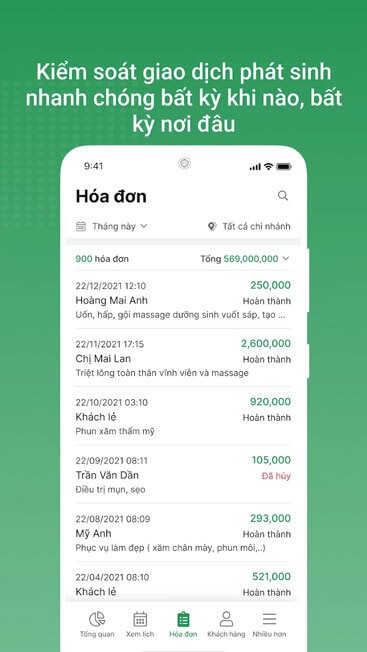 Kiểu soát giao dịch phát sinh