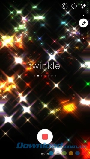 kirakira+ cho iOS hiệu ứng lấp lánh