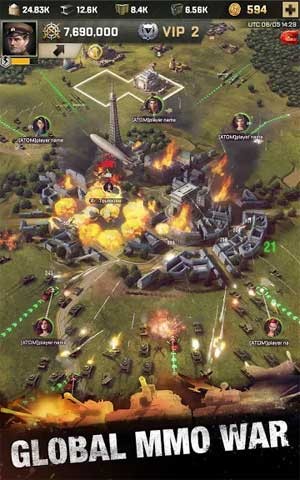 Tham gia các trận chiến khốc liệt cùng người chơi khắp thế giới