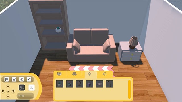 Trang trí ngôi nhà mèo con xinh xỉu với các món đồ nội thất đa dạng