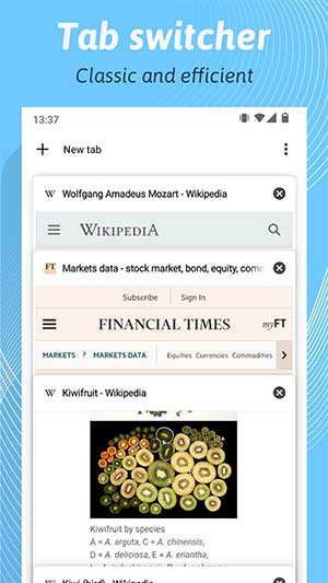 Đổi tab nhanh chóng
