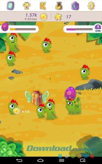 Giao diện trò chơi Kiziland