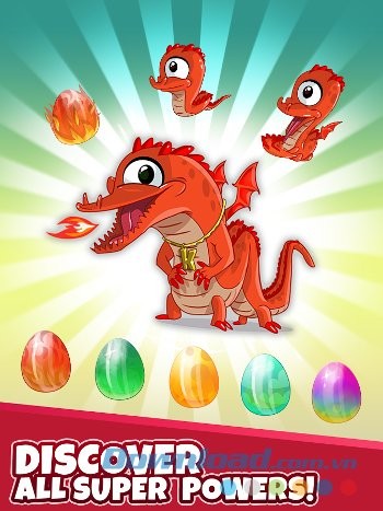 Mở khóa rồng mới trong game Kiziland