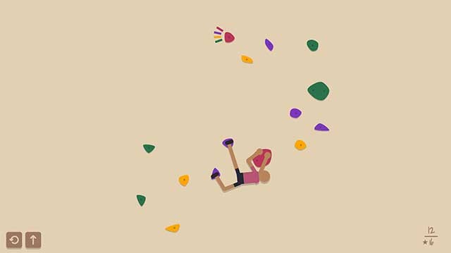 Bạn sẽ cần phải điều chỉnh vị trí của nhân vật một cách chiến lược để leo lên cao