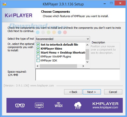 Cài đặt KMPlayer