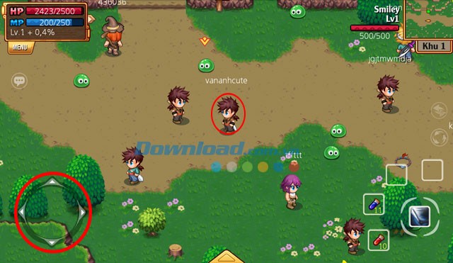 Giao diện game Knight Age