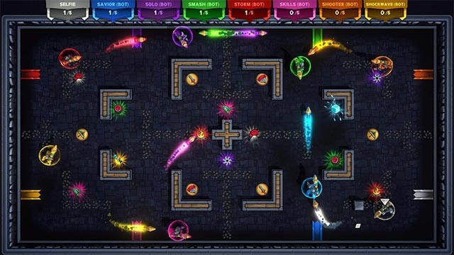 Kết hợp kiếm, súng chống tăng, cung tên và nhiều loại vũ khí Trung cổ khác