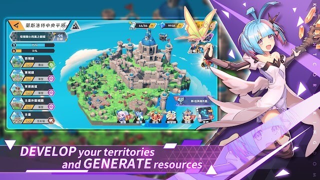 Phát triển các vùng lãnh thổ của bạn và tạo ra tài nguyên