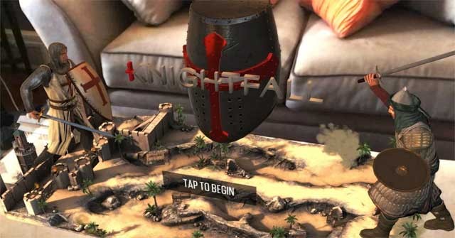 Trải nghiệm các cuộc chiến sống động trong môi trường thực với game Knightfall AR
