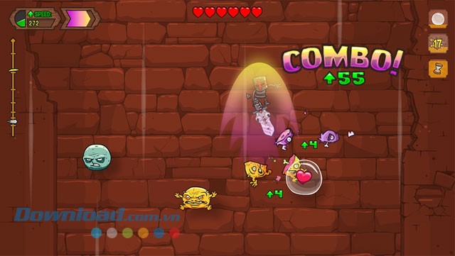 Giành lấy các bổ trợ mạnh mẽ trong game Knightmare Tower