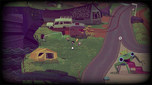 Rất nhiều địa điểm cổ đại và hiện đại để bạn khám phá trong Knights and Bikes PC