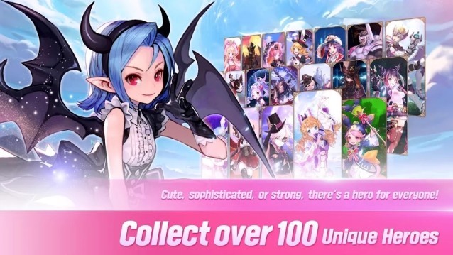 Thu thập hơn 100 anh hùng với các kỹ năng khác nhau