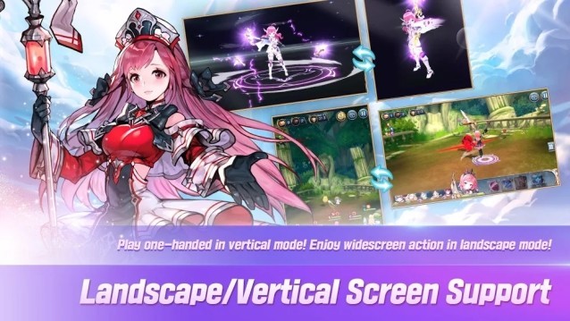 Hỗ trợ chơi ở cả màn hình ngang và dọc